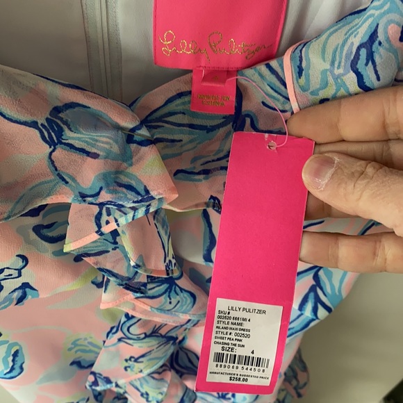 NWT LILY PULITZER DRESS SIZE 4 — GORGEOUS! - Picture 3 of 5